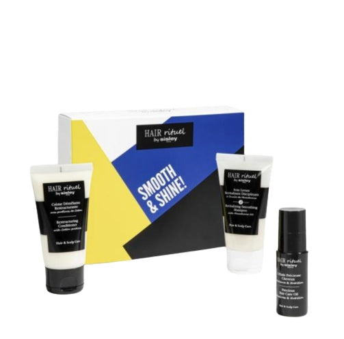 Sisley Kit Découverte Hair Rituel Smooth & Shine Detergente Rivitalizzante 50 Ml + Crema Ristrutturante 50 Ml + Olio Capelli 20 Ml