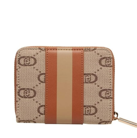 Liu Jo   Portafoglio Jacquard ECS M ZIP AROUND AA5156 ET3846 Col. 60924 Natural