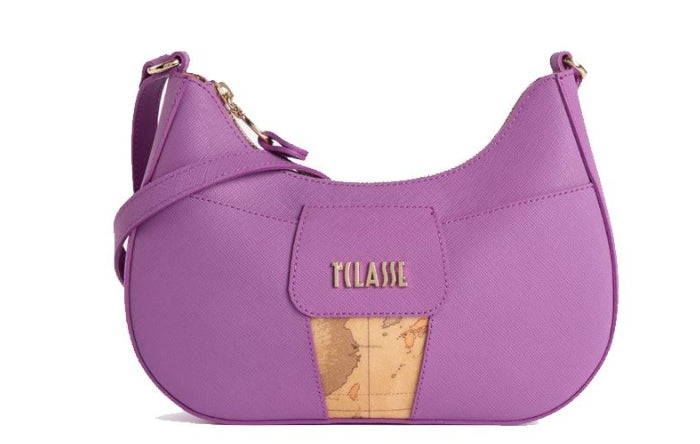 Alviero Martini 1A Classe  Bloom City Tracollina L LE50 9407 Col. 0261 Purple Bouganville
