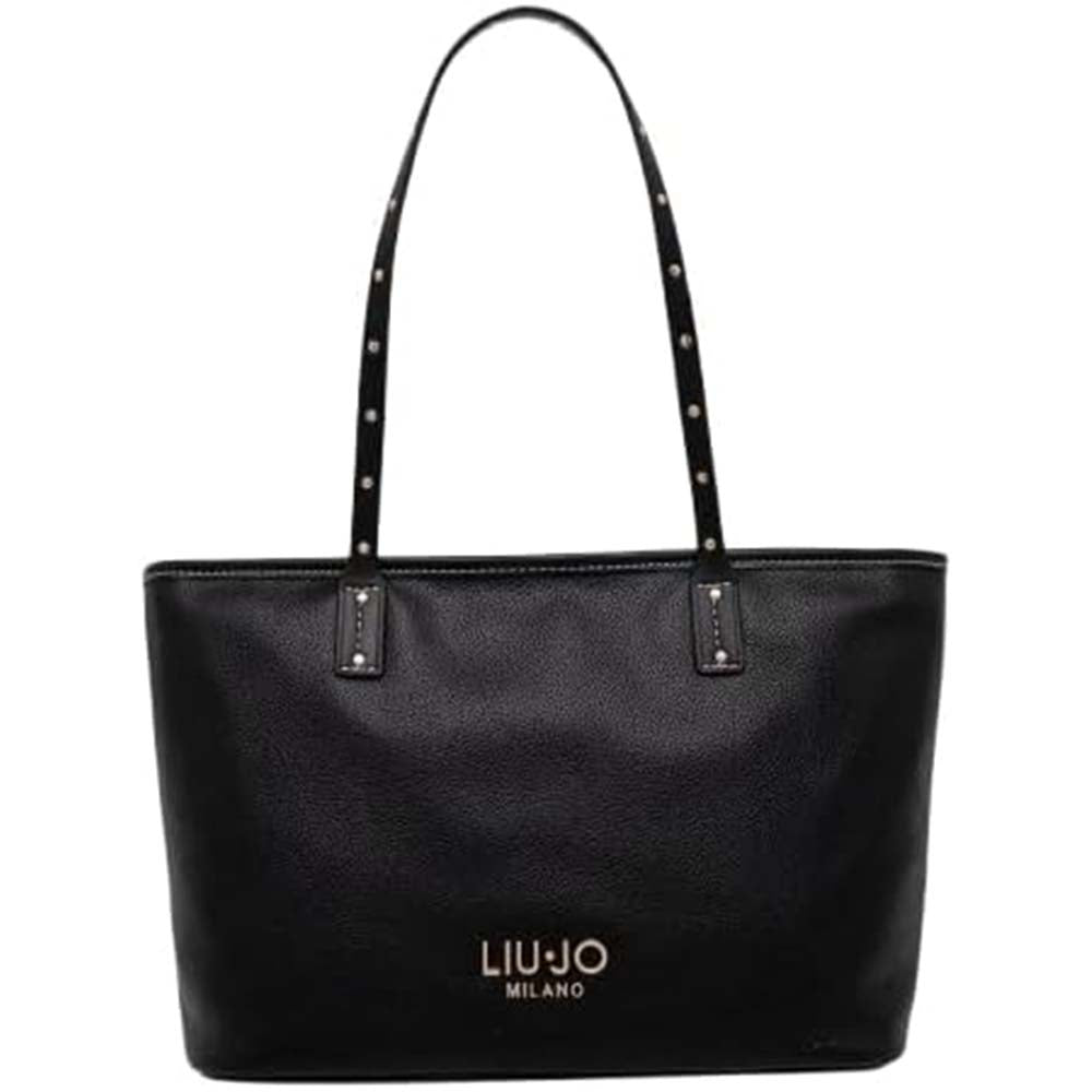 Borsa Liu Jo Evrim Tote Bag AA6071 E1012 Col 22222 Nero
