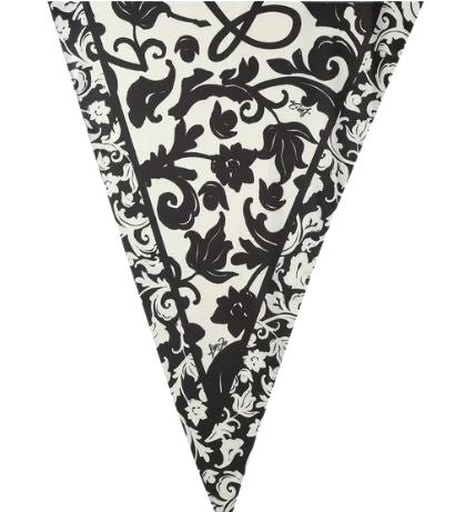 Liu Jo  Ecs  Foulard  Diamond Stamp Col.P9438 B&W  Arabes/b