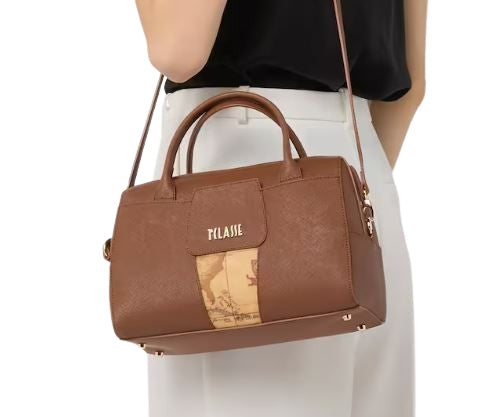 Alviero Martini  Borsa Bauletto con tracolla L LD30 9407Col. 0548 Chesnut