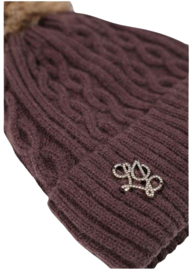LIu Jo    Beanie   treccepon pon   2F6008 MA33S  Col. 00533 T.  MORO