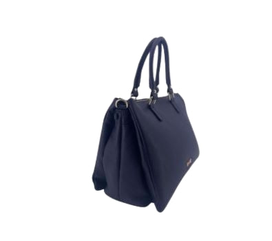 M BRC Borsa A Mano E Tracolla In Pelle Linea  piuma C156 Blu