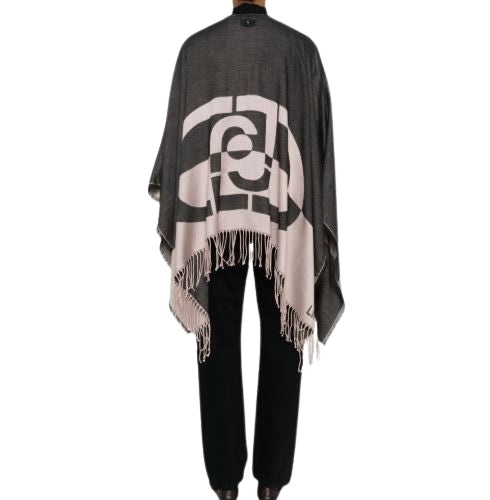 Liu Jo Poncho  Oval  Monogram  2F5031 T0300 Col.22222 Nero