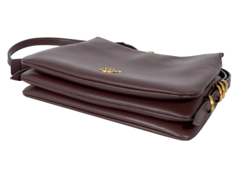 Pinko  Borsa a tracolla Triplet Mini Rosso Mogano