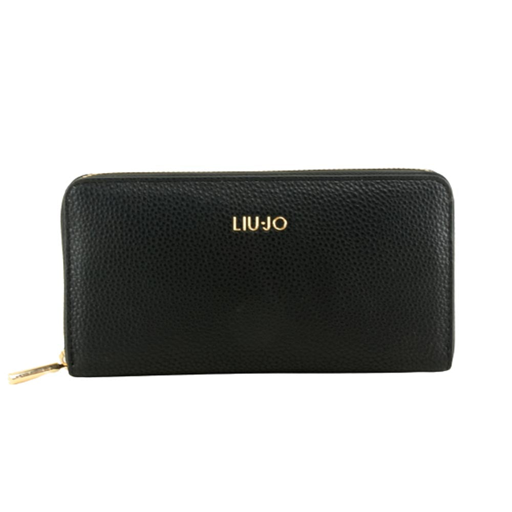 Liu Jo Portafoglio Donna Ecosostenibile Zip Around  AF 3369 E0086 Colore Nero