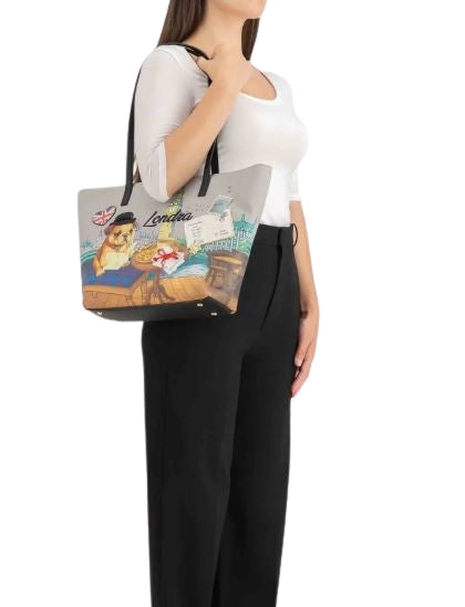BRACCIALINI TUA Borsa   A Spalla B1964 Cartoline Londra