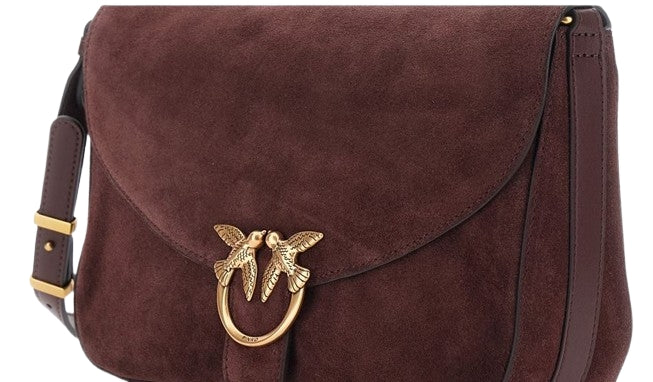 Pinko Borsa LOVE SATCHEL   CLASSIC  107655 AOF6 SUEDE BORGOGNA