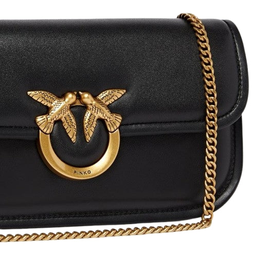 Pinko Borsa Love Box Baguette Nero