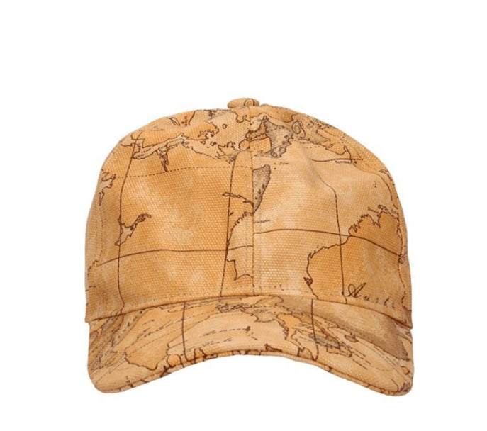 Alviero Martini 1A Classe Cappello Baseball Donna Canvas TG S Geo Classic L H233 9431 Natural