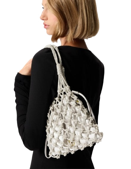 Pinko Borsa A Spalla Con Micro Cristalli 105165 A2XK Cristal 1