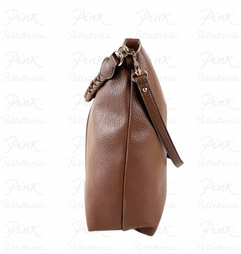 Borsa  A Spalla Liu Jo ECS Satchel FLUIDA  AF5076 E0027 Col. 09032 Tabacco