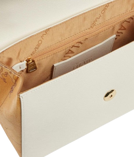 Alviero Martini 1A Classe Borsa A Tracolla Con Catena LC04 T407 Col 0905 Avorio