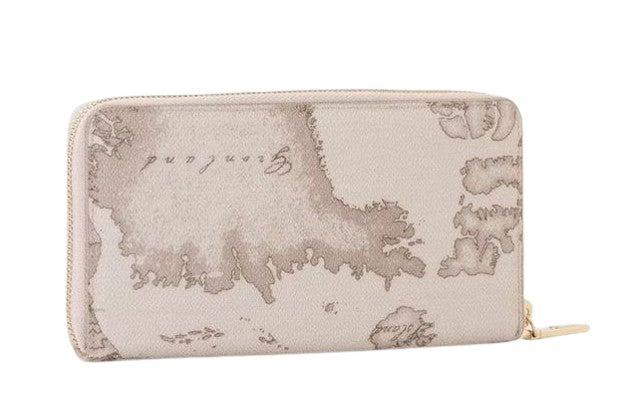 Alviero Martini 1A Classe Portafoglio Donna Ziparound Geo Safari PO22 9398 Color Rafia