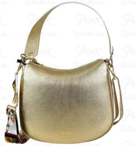 M BRC Borsa A Spalla  In Pelle Linea Obona  C103  Oro