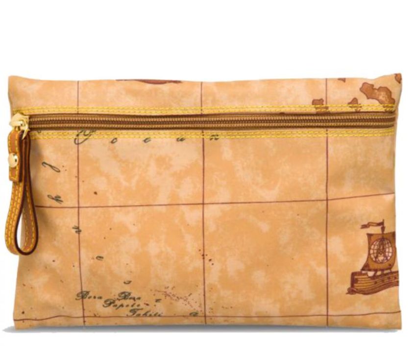 Alviero Martini Pochette Con Zip Piatta Geo Soft CQ002 6001 Natural Color