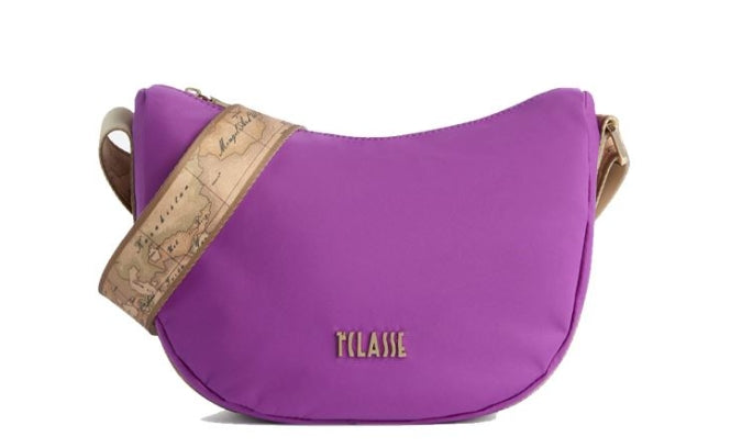 Alviero Martini 1A Classe Borsa Mezzaluna Piccola a Tracolla   LGZ67 9762 Col.  0261 Purple Bou