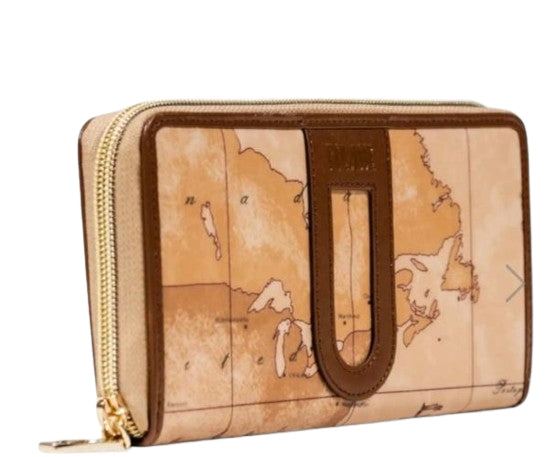 Alviero Martini 1A Classe Portafoglio Donna Ziparound L PO94  S578 Col.  0548 Chestnut