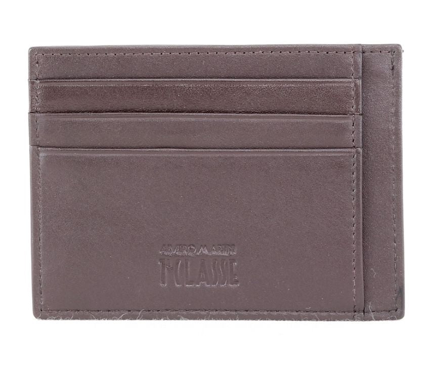 Alviero Martini Portacarte Credito In Pelle BV W354 5600 Col 0500 Dark Brown