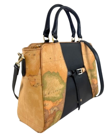 Alviero Martini 1A Classe Borsa A Mano C/Tracolla staccabile  L LG08 G654 Col. 0001 Black