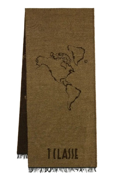 Alviero Martini 1A Classe Sciarpa Geo Filetto 40x180 KS577 1769 Col. 0915 Honey Colo/Miele