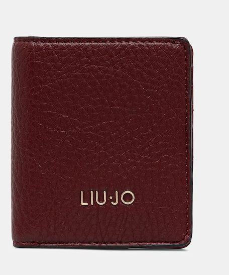 Liu Jo Portafoglio XS Bifold Caliwen AF5177 E0027 Col 91726 Red Wine
