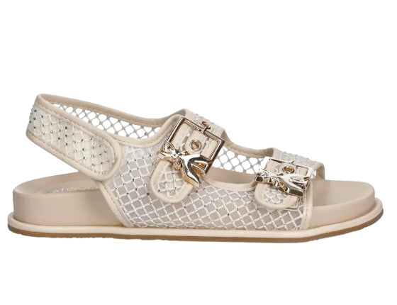 Patrizia Pepe Sandali Rete Strass PPJ338.0 Colore Offwhite