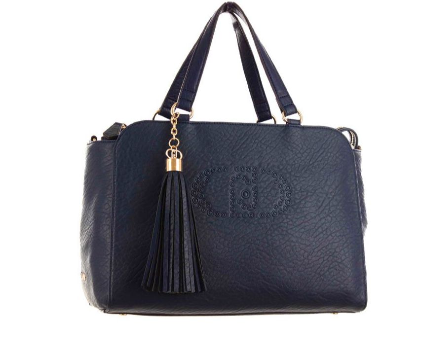 Liu Jo Borsa 2 Manici SAMIAMA ECS M Satchel AF5121 E0161 Col Nero