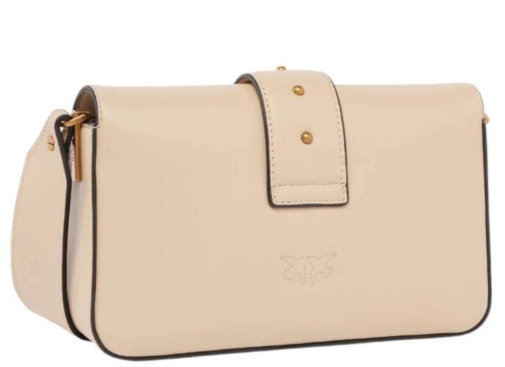 Pinko  Borsetta Love One Mini Slouchy FL. Beige