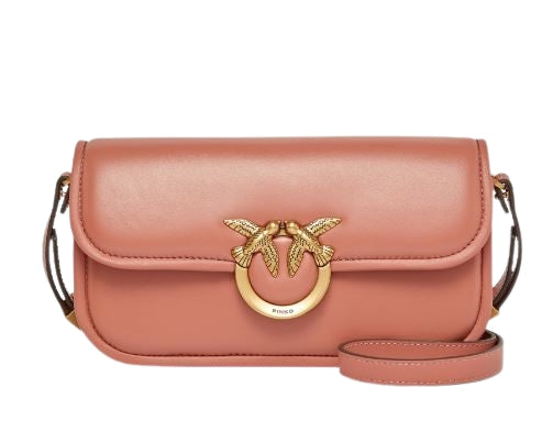 Pinko Borsa Love Box Baguette Marrone Aragona