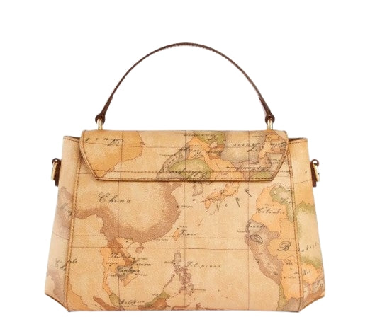 Alviero Martini 1A Classe Borsa A Mano e Tracolla C/Patta C E054 6000 Col 0010 Natural