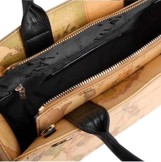 Alviero Martini 1A Classe Borsa A Mano e Tracolla L LD63 G611 Col. 0001 Nero