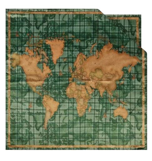 Alviero Martini 1A Classe Foulard Tartan 90x90 KF114 1790 Col.0700 Sage Green/Verde
