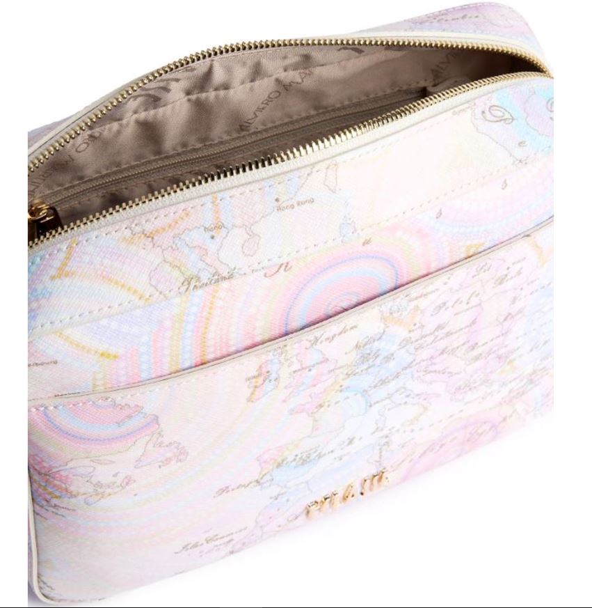 Alviero Martini 1A Classe Tracolla Reporter Geo Dots Art L LE72 9922 Col 0028 Multicolor