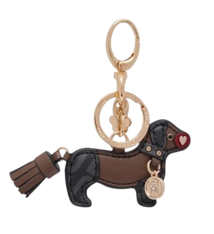 Portachiavi LIU JO  Dog Key Ring  AF6087 E1065 Col. XO781  Dark mocha