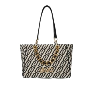 Borsa Liu Jo  SHAULA Ecs  M Satchel AA6117 T380A Col.Y9775Black& White