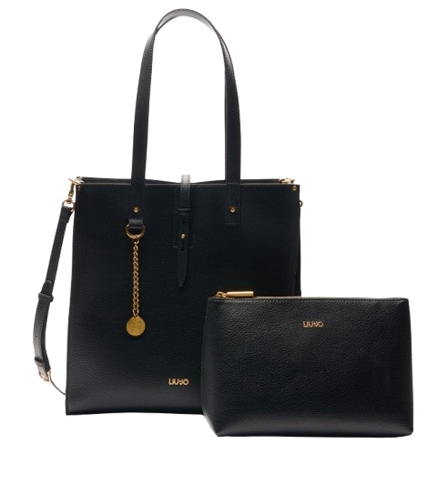 Liu Jo Borsa Shopping ECS M Tote DOBA  AA5025 E0064 Col 22222 Nero