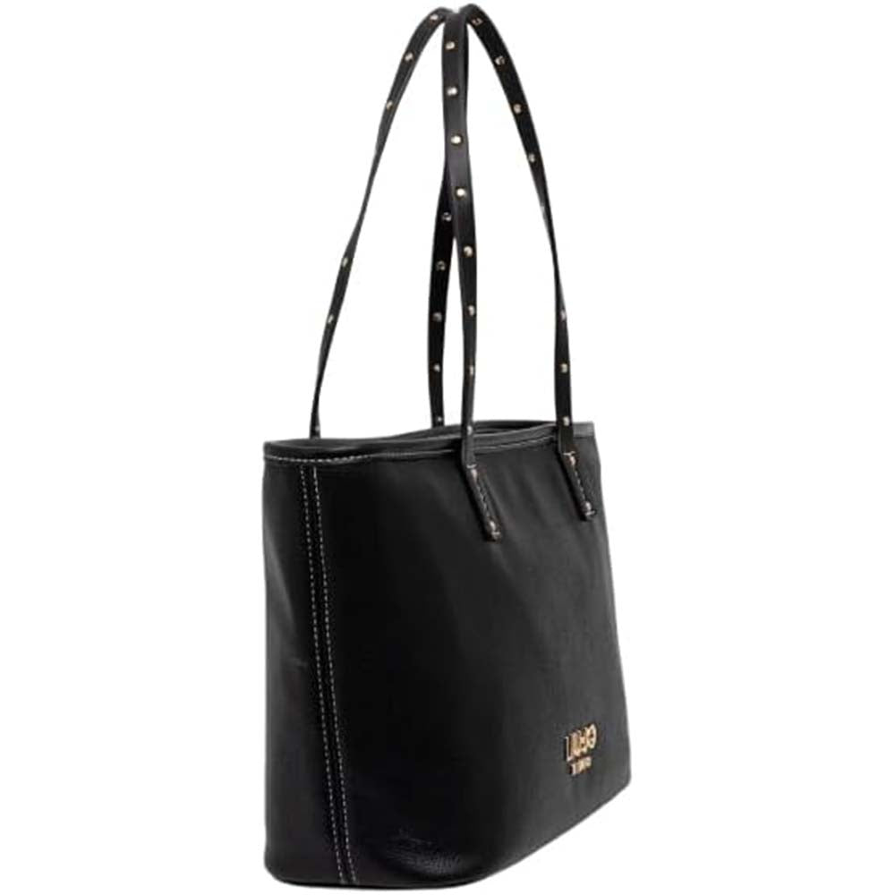 Borsa Liu Jo Evrim Tote Bag AA6071 E1012 Col 22222 Nero