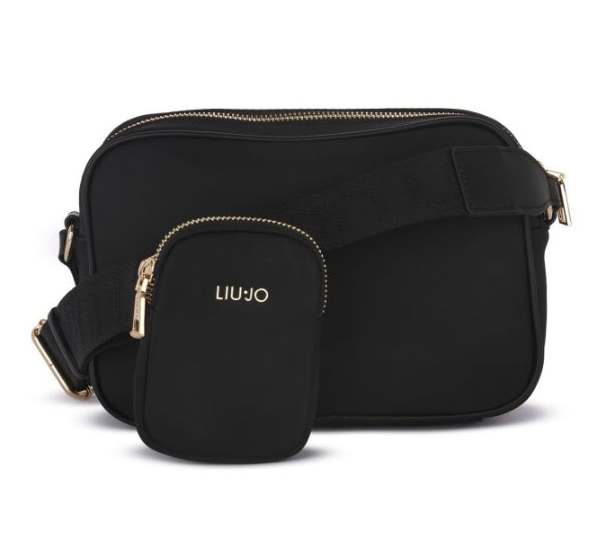 Borsa Liu Jo Tracolla ECS M Camera Case Achala Art. AF5176 E0077 Col. 22222 Nero