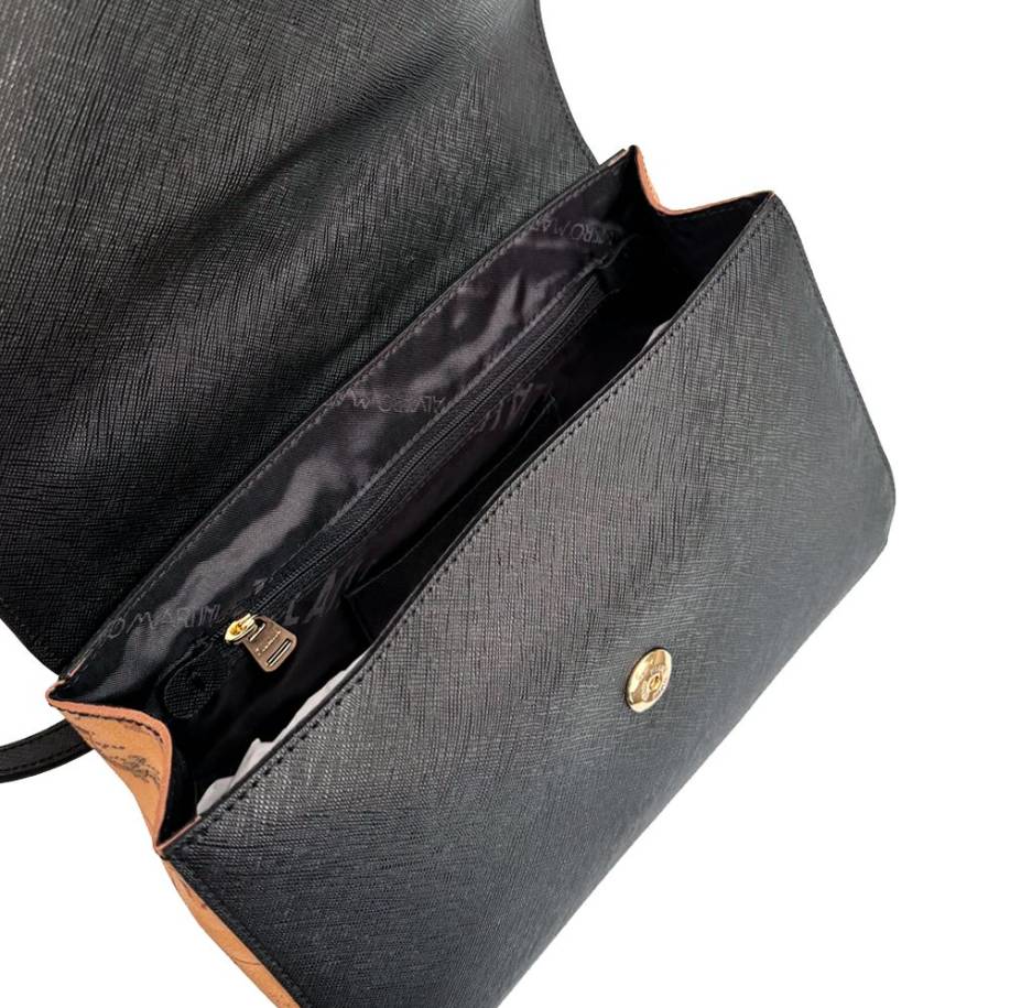 Alviero Martini 1A Classe Borsa a Tracolla L LD57 T407 Nera