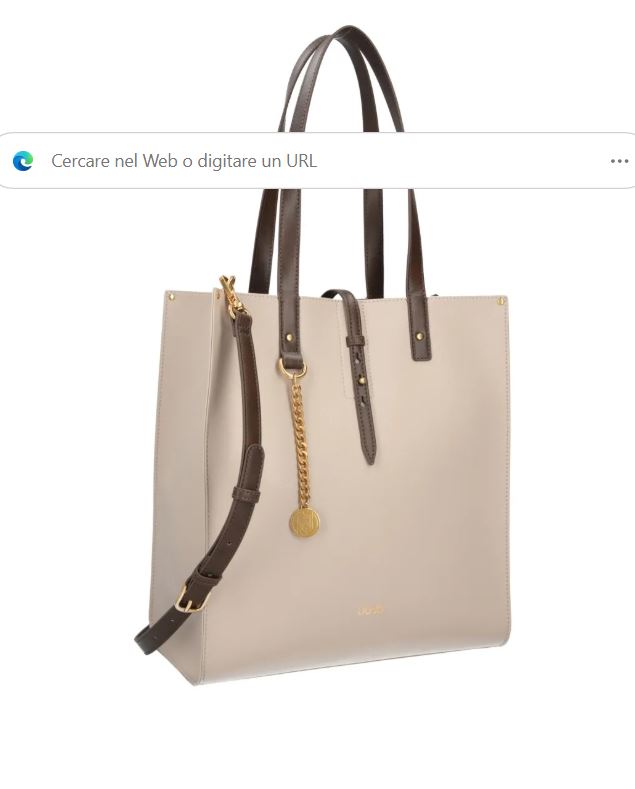Liu Jo Borsa Shopping C/Tracolla ECS M Tote DOBA  AA5025 E0064 Col 51308 Neutro