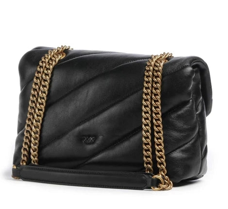 Pinko Borsa Puff  classic new buckle  PLTT 107057 Nero
