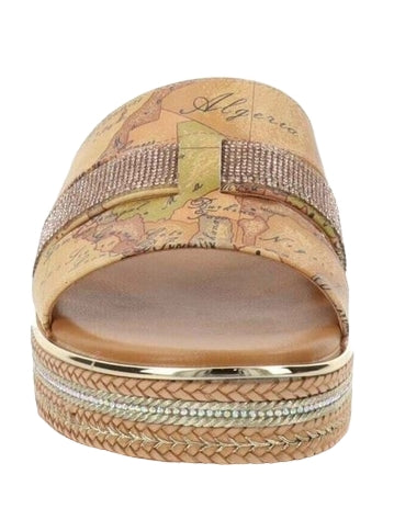 Alviero Martini 1A Classe Sandali Scalzati N 2185 0371 Geo Classic