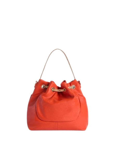 Alviero  Martini  Talisman Secchiello  Leather  L LE87 8631 Col. 0332 Poppy Red