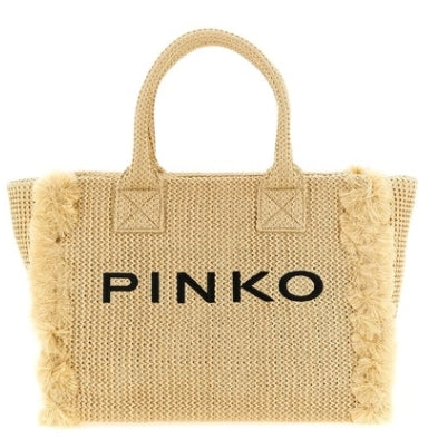 Pinko Beach Shopper Rafia