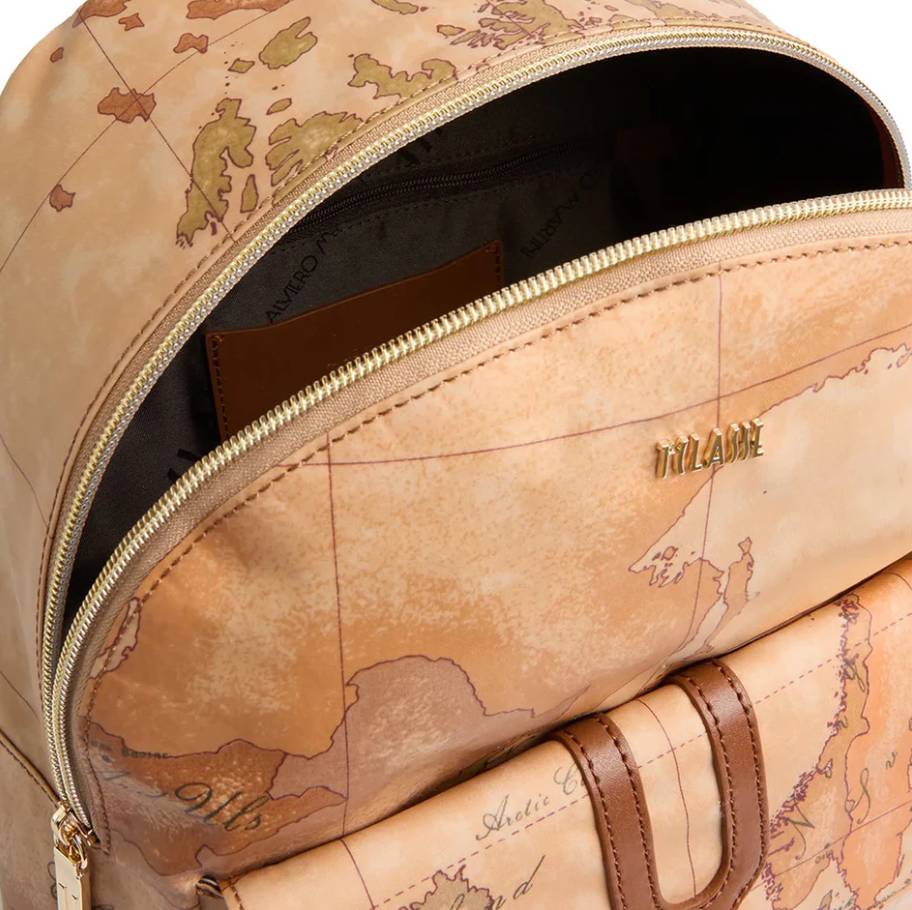 Alviero Martini 1A Classe Zaino Hightland Geo Soft Classic LD39 S578 Col 0548 Chesnut