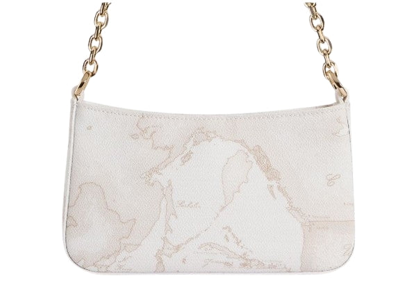 Alviero Martini 1A Classe Pochette  con catena e tracolla LM PQ39 MIXG Col.0900 White