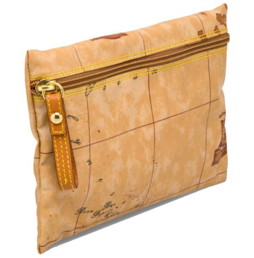 Alviero Martini Pochette Con Zip Piatta Geo Soft CQ002 6001 Natural Color