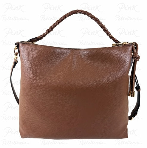 Borsa  A Spalla Liu Jo ECS Satchel FLUIDA  AF5076 E0027 Col. 09032 Tabacco